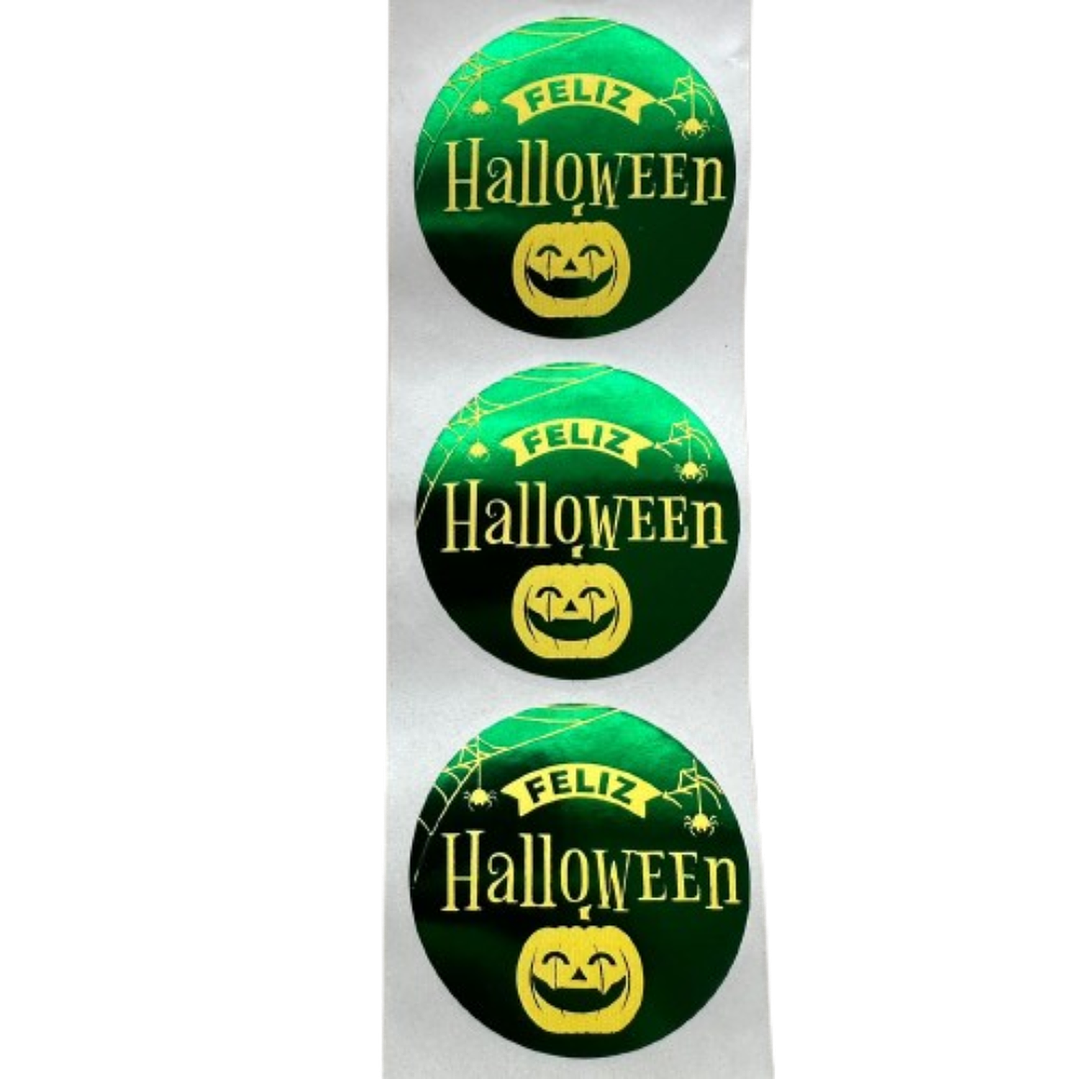 Sticker Halloween C 38mm 100un 2