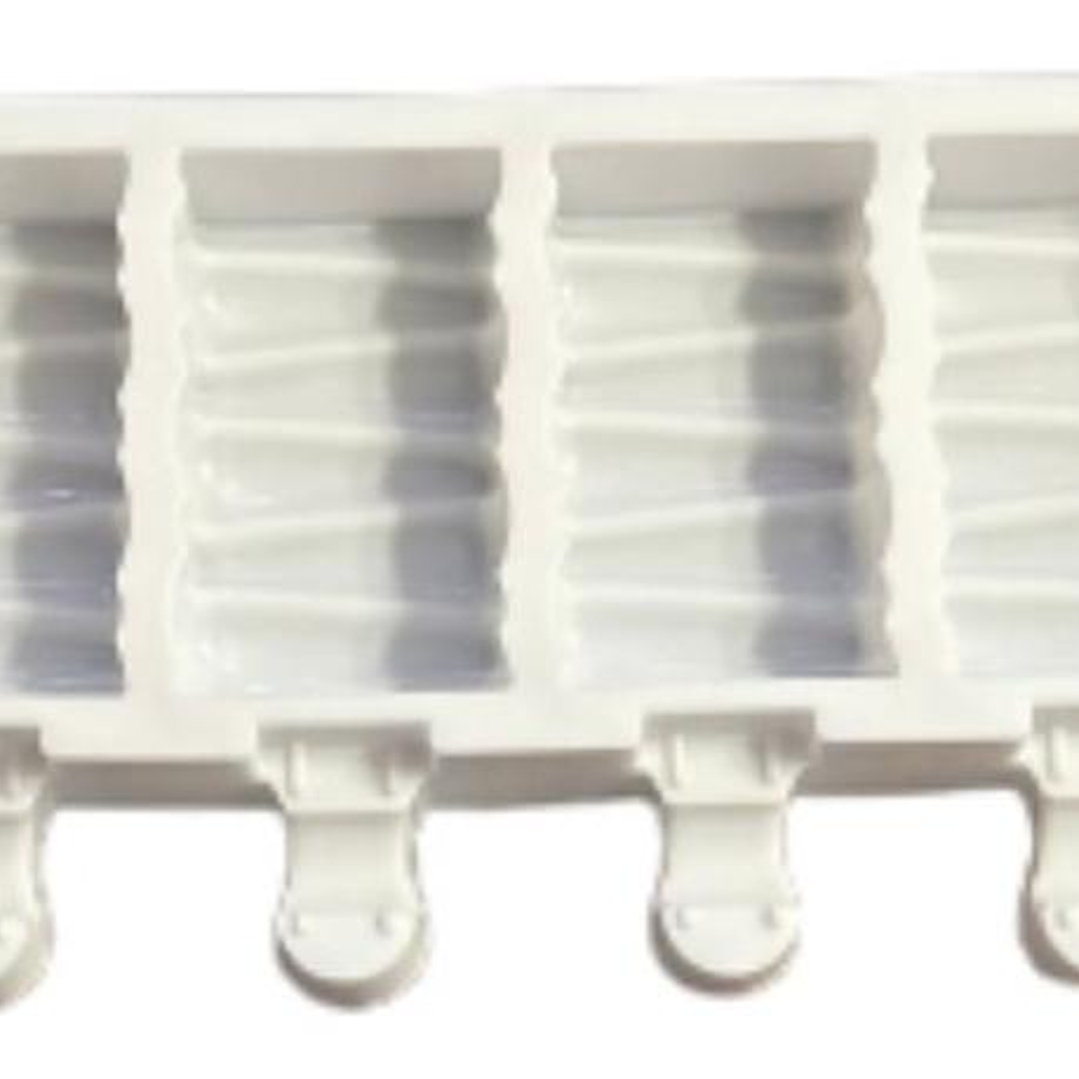 Molde Silicona Para 8 Helados Diseño Rectangular 1
