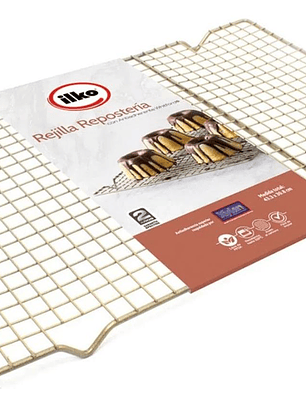 Rejilla Repostera Acero Antiadherente Gold
