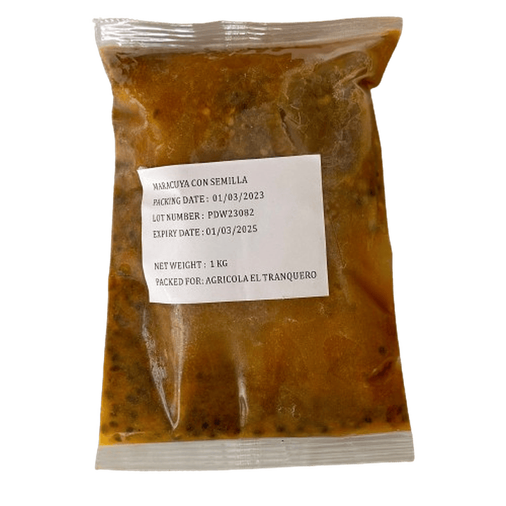 Pulpa de Maracuyá con Pepas 1 Kg 1