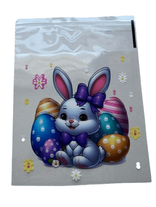 Bolsas Pascua C 10x10+2cm autoadhesivas 100un