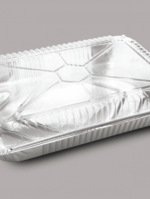 Envase Aluminio C-40 con Tapa Transparente