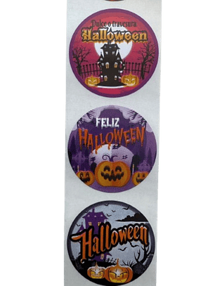 Sticker Halloween A 100 unidades 38mm