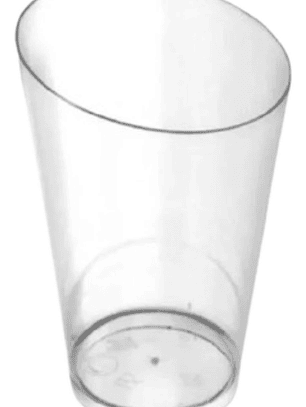 Vaso Acrílico Shot Bisel 60 Ml - 20 Unidades
