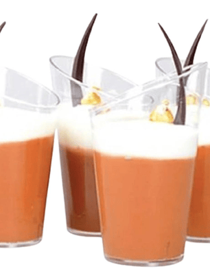 Vaso Acrílico Shot Bisel 60 Ml - 20 Unidades