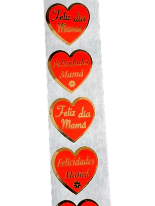 Sticker Dia de la Madre 100 unidades 38mm