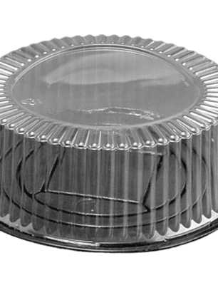 Pack 5 Cupula Tartaleta Plast Redonda 1025-3 26x7cm