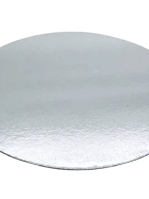 Pack 5 Bandeja Redonda Plateada 35 cm