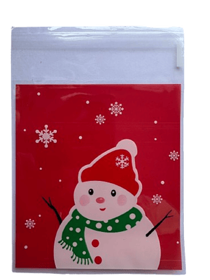 Bolsas Navidad A autoadhesivas 100 un 10x10+2cm