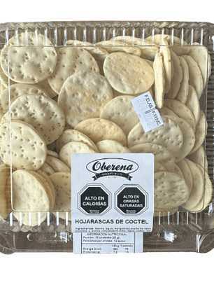 Chilenito Hojarasca Base Coctail Oberena 70un aprox