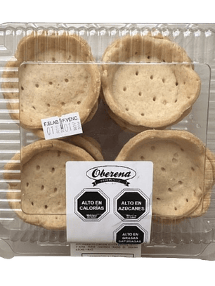 Base Tartaleta Coctail N5 Oberena 20 unidades