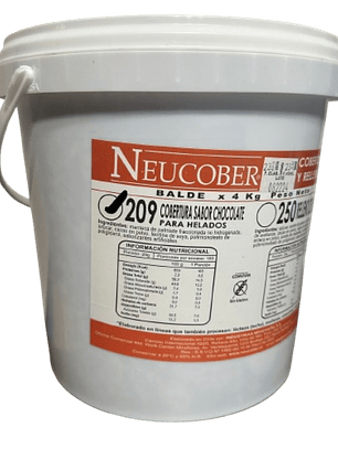 Cobertura para Helados Neucober 4kg