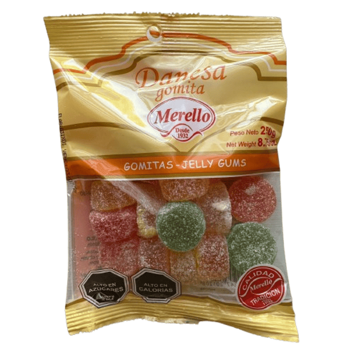 Gomitas Danesas Sabores Frutales Merello 250gr 1