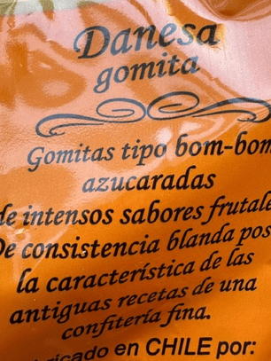 Gomitas Danesas Sabores Frutales Merello 250gr