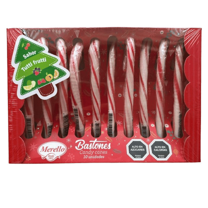 Bastones de Navidad Merello 10 unidades 1