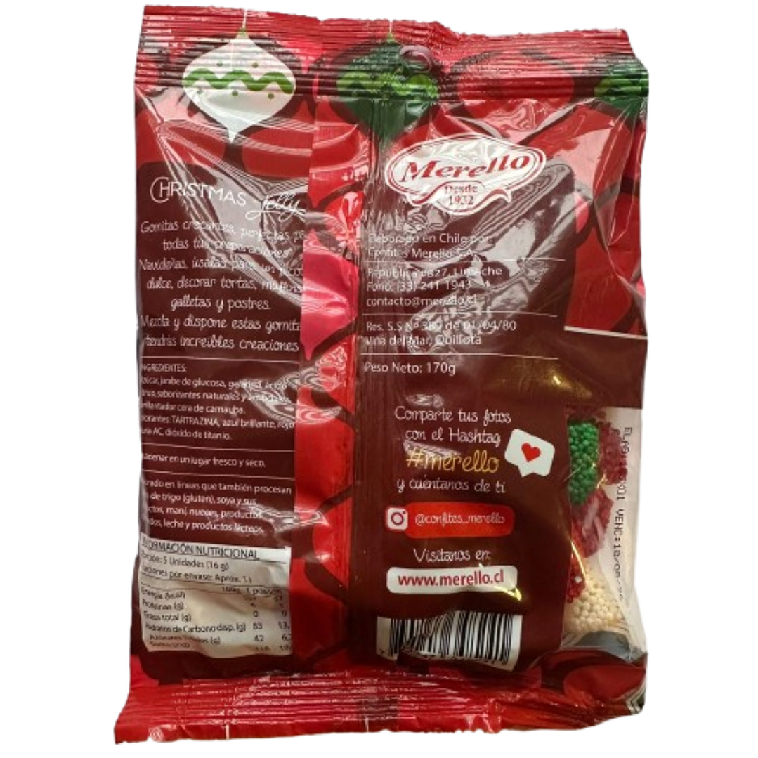 Gomitas de Navidad Christmas Jelly Merello 170gr 2