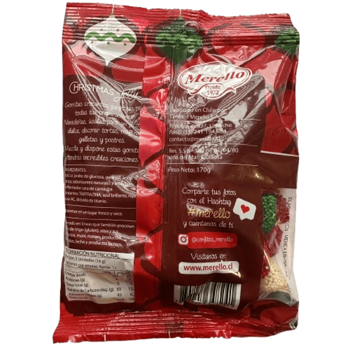 Gomitas de Navidad Christmas Jelly Merello 170gr 2