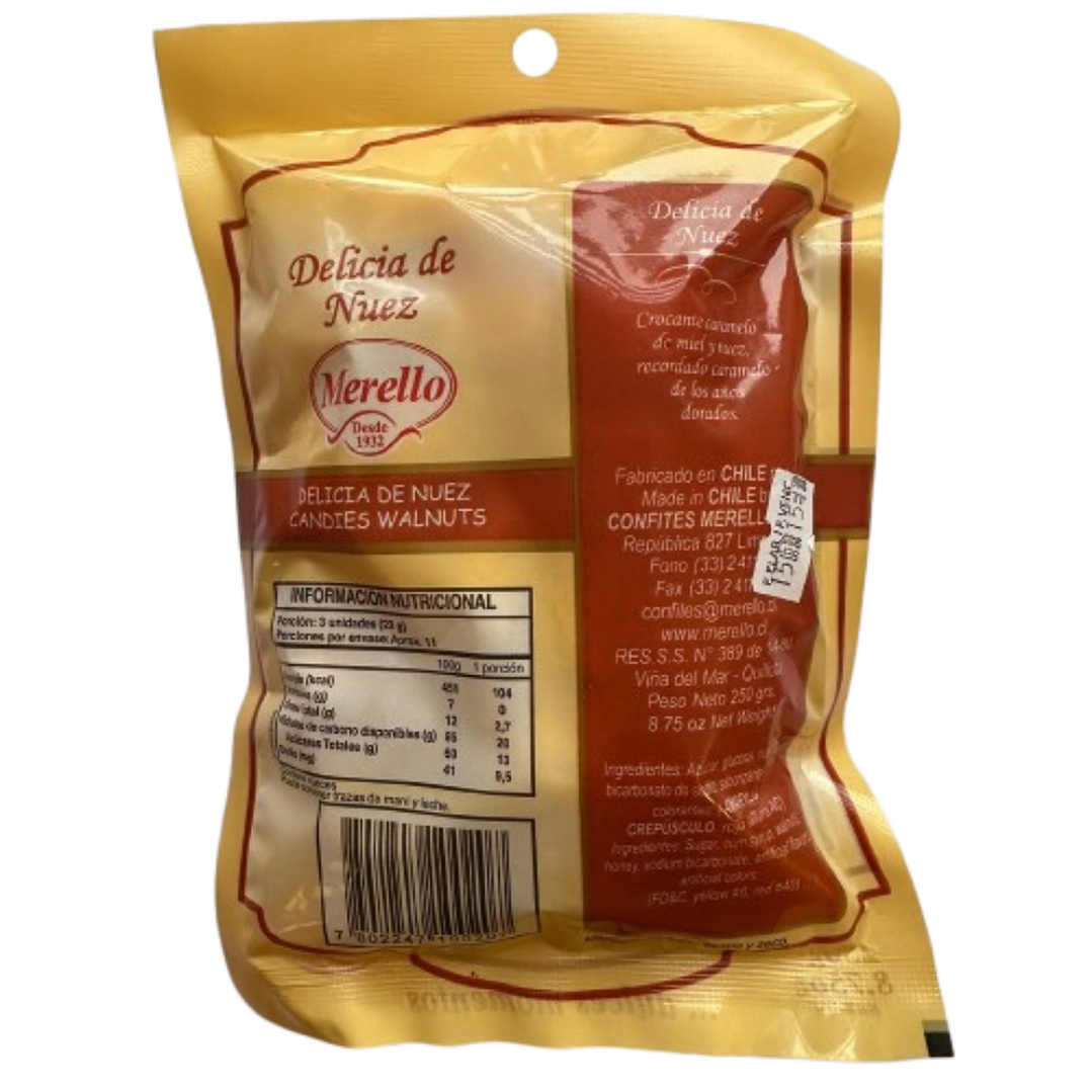 Delicia de Nuez con Trozos Merello 250gr 2
