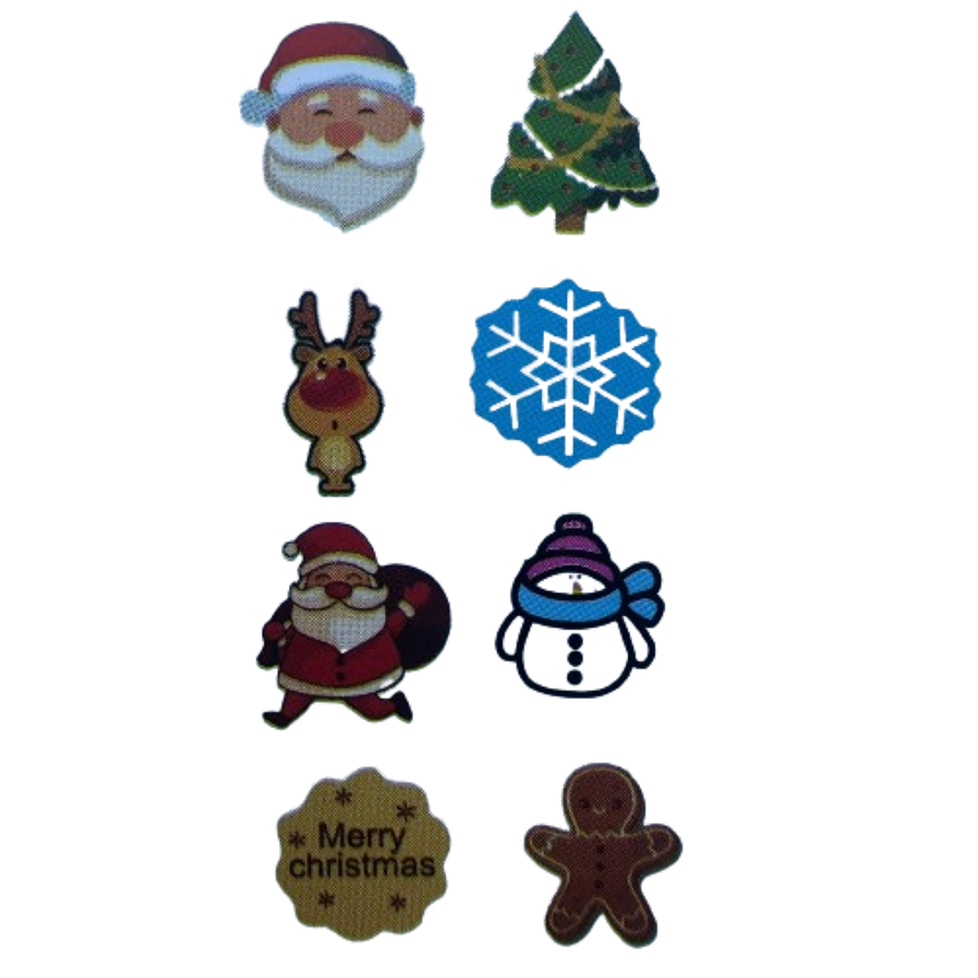 Cortador Galletas Navidad Estampado B 8 figuras 2