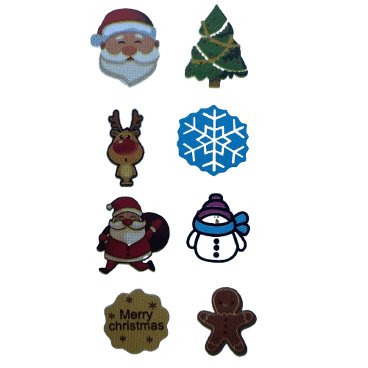 Cortador Galletas Navidad Estampado B 8 figuras 2