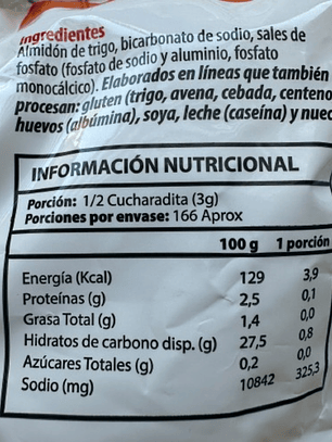 Polvos de Hornear Collico 500gr