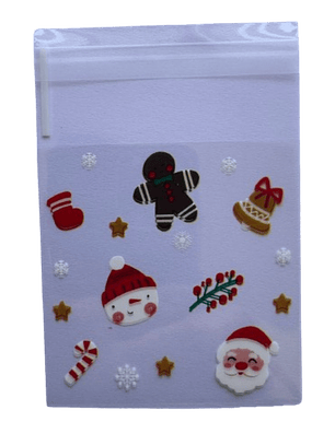 Bolsas Navidad A 7x7+2cm autoadhesivas 100 un