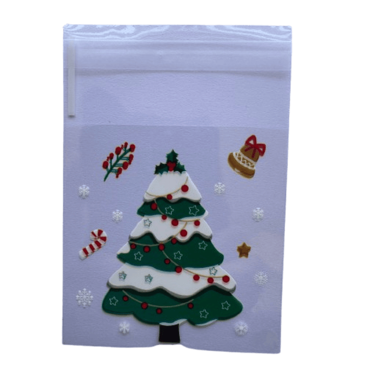 Bolsas Navidad A 7x7+2cm autoadhesivas 100 un 6