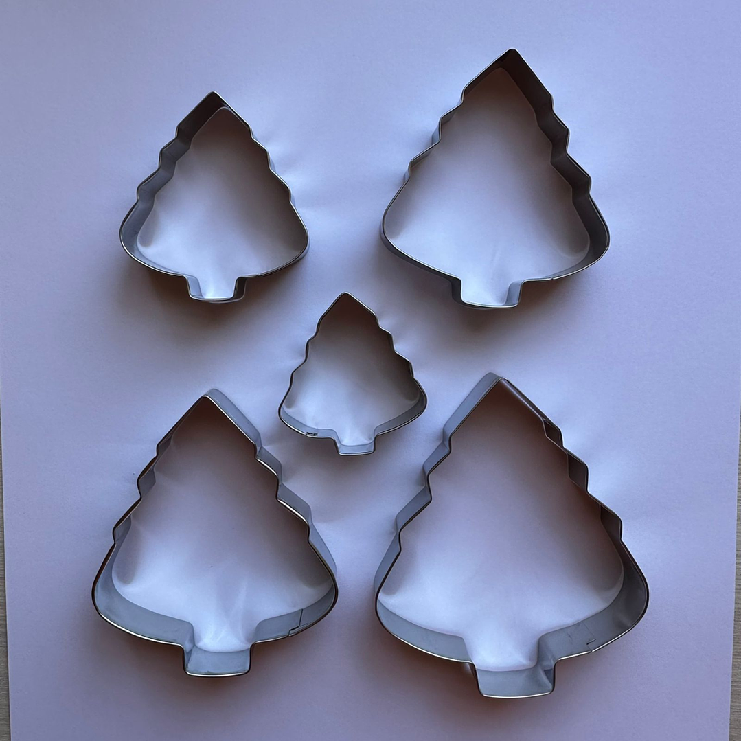 Cortador Galletas Arbol Navidad 5 pcs 2