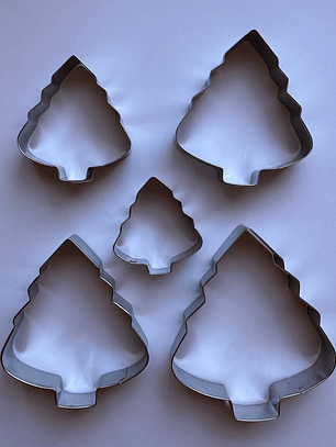 Cortador Galletas Arbol Navidad 5 pcs