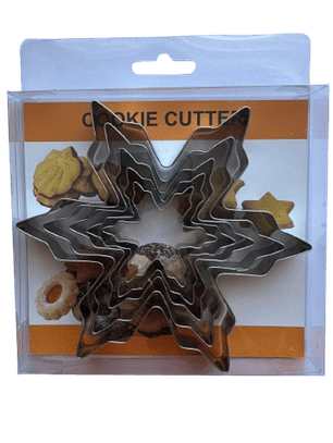 Cortador Galletas Copo de Nieve 5 pcs