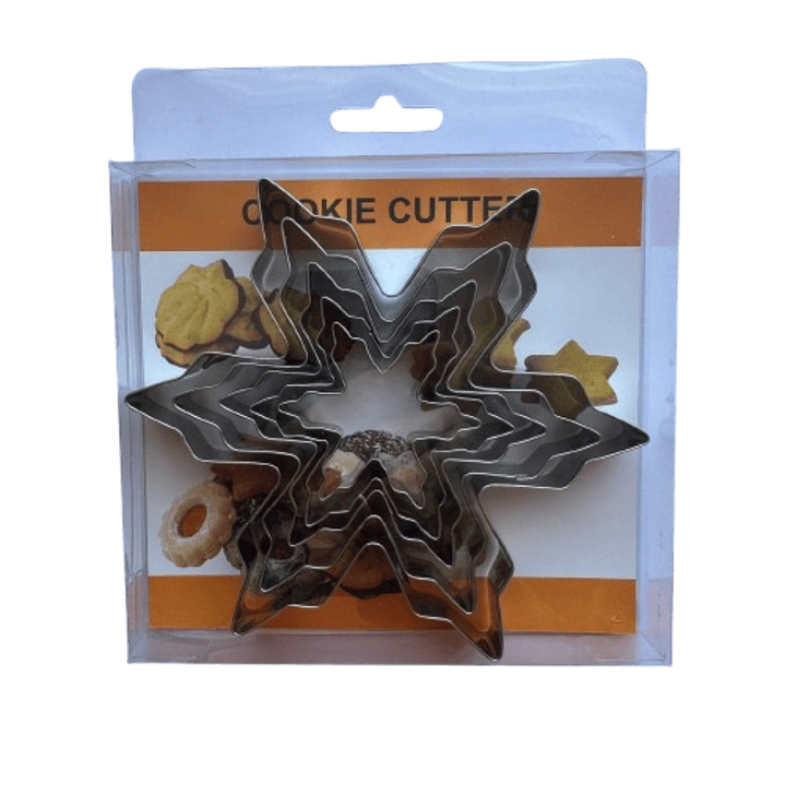 Cortador Galletas Copo de Nieve 5 pcs 1