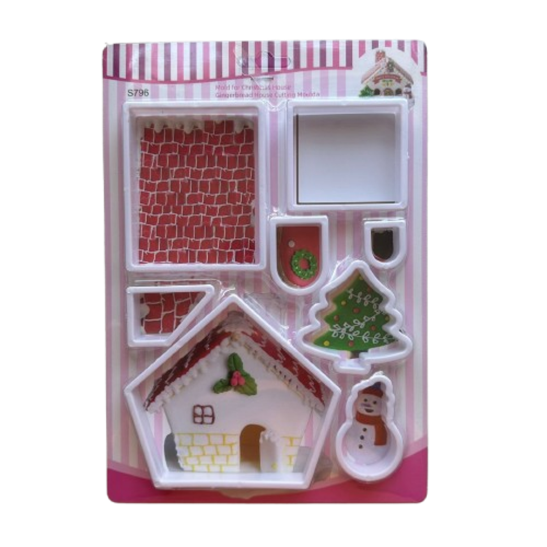 Cortador Galletas Casa Jengibre 8 pcs 1