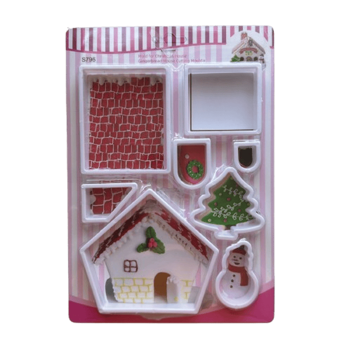 Cortador Galletas Casa Jengibre 8 pcs 1