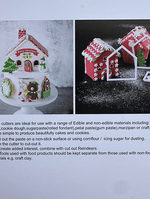 Cortador Galletas Casa Jengibre 8 pcs