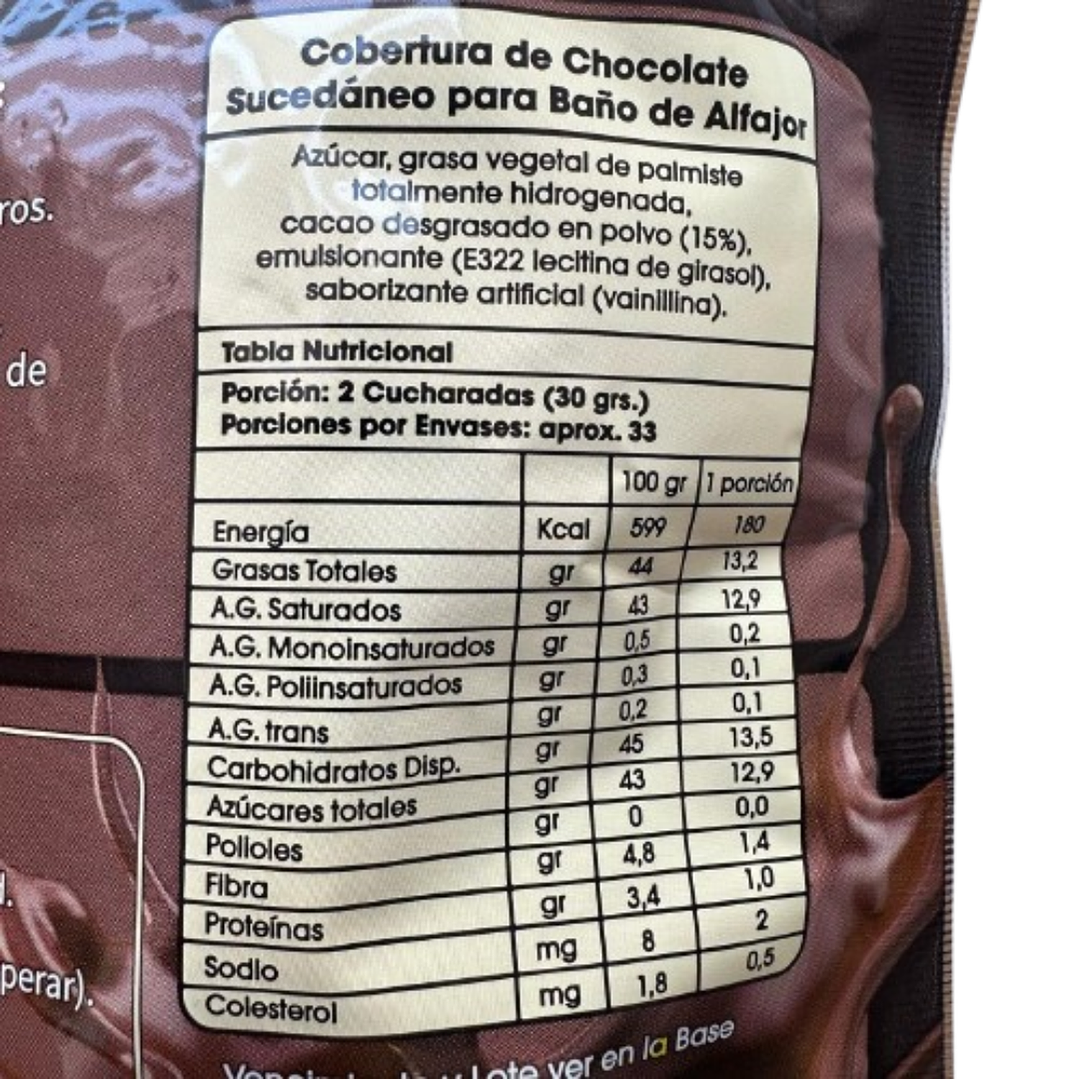 Gotas Chocolate Sucedaneo Semibitter Caravella 1kg 2
