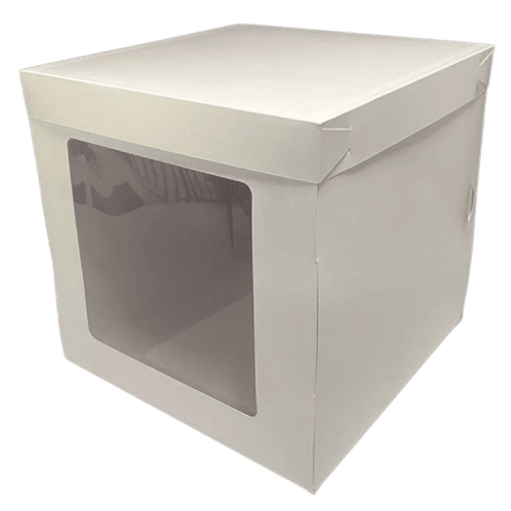 Caja Torta 30x30x30 cm con visor lateral 1