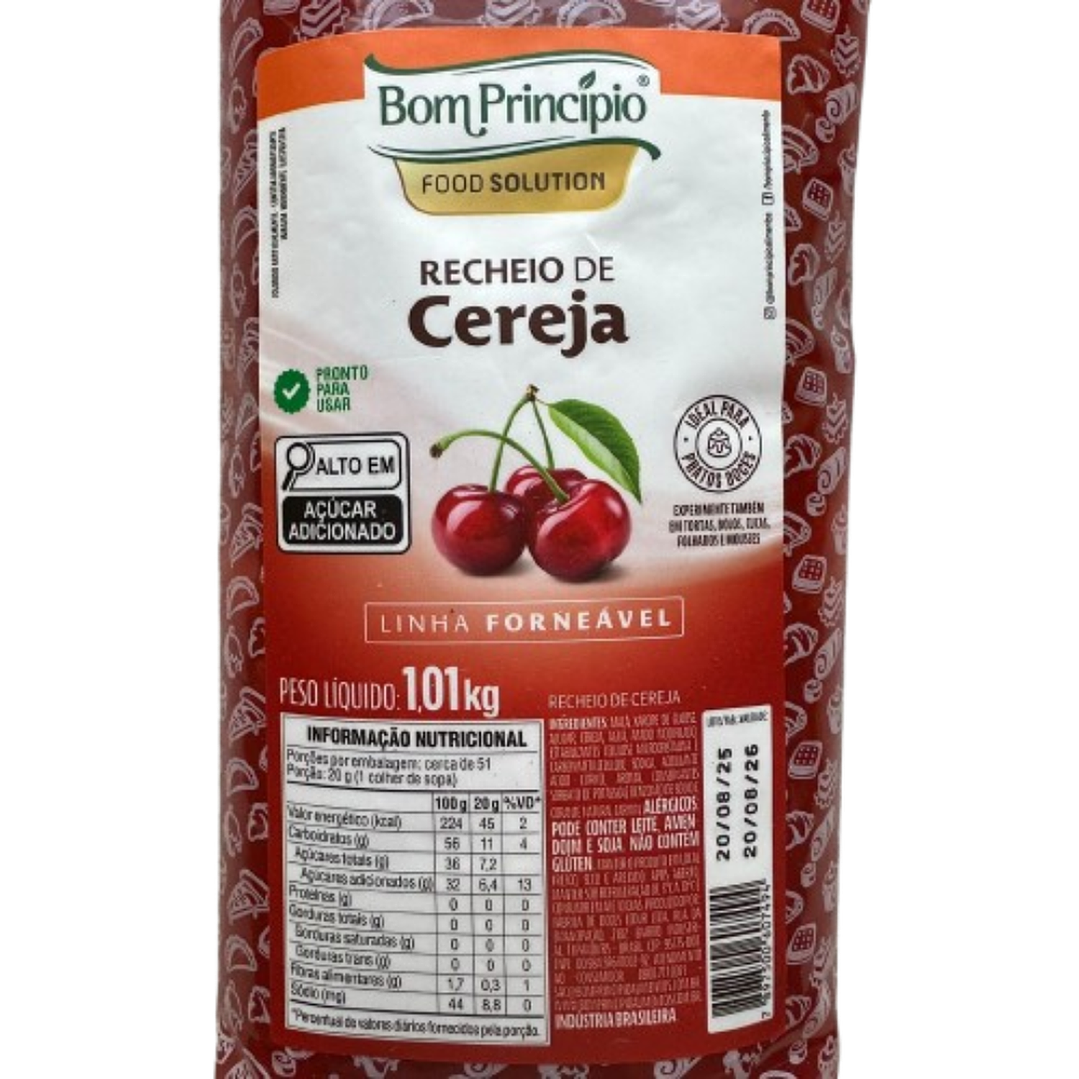 Relleno Cerezas Bon Principio 1kg 2