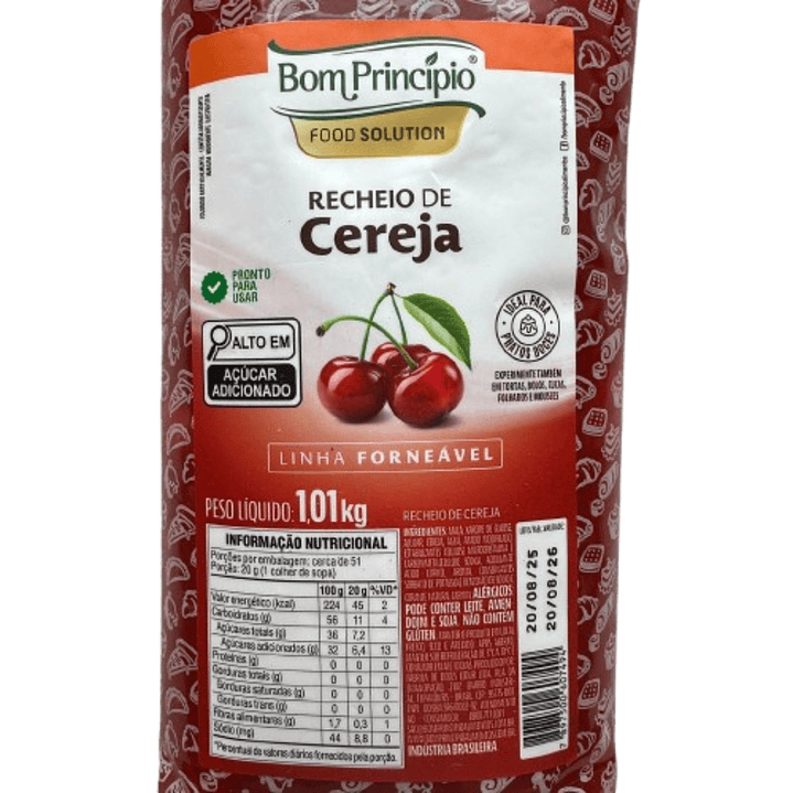 Relleno Cerezas Bon Principio 1kg 2