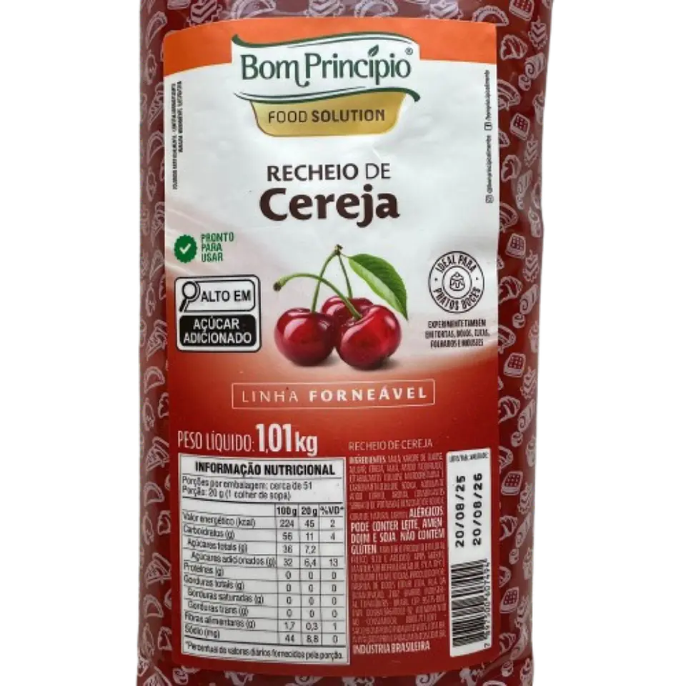 Relleno Cerezas Bon Principio 1kg 2