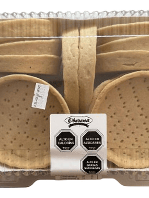 Base Tartaleta Individual N10 Oberena 20 Unidades