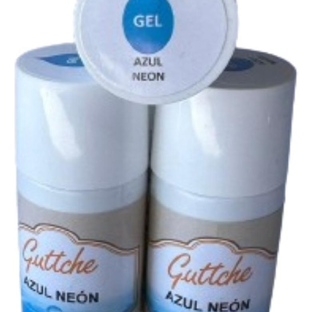 Colorante Gel En Gotas Azul Neon Guttche 20gr 1