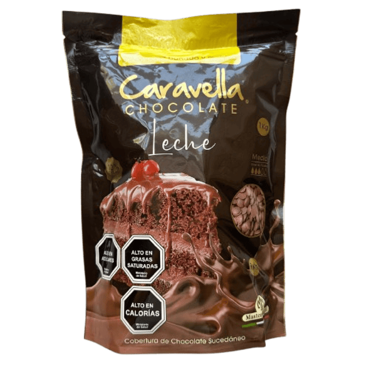 Gotas Chocolate Sucedaneo Leche Caravella 1kg 1
