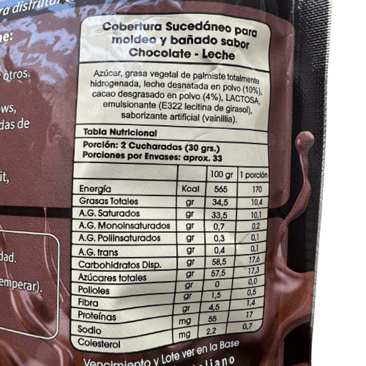 Gotas Chocolate Sucedaneo Leche Caravella 1kg 2