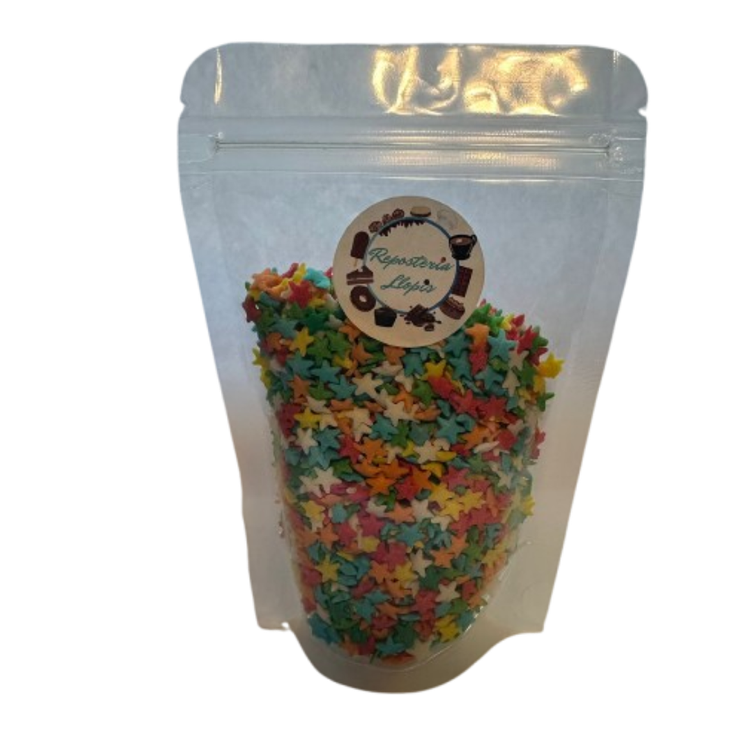 Decoración Estrellas Multicolor 80gr 1