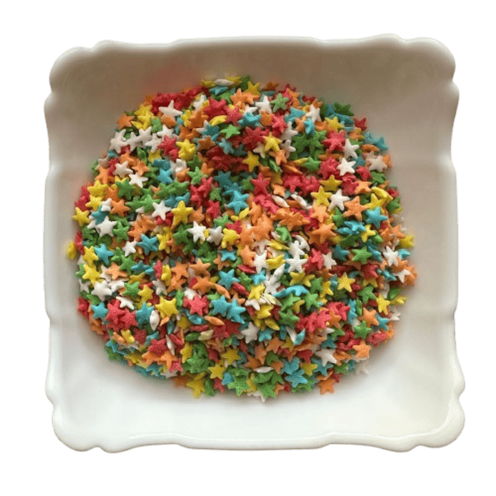 Decoración Estrellas Multicolor 80gr 2