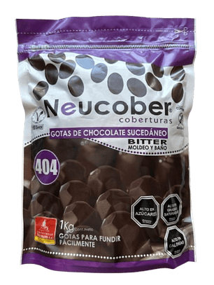 Gotas Chocolate Sucedaneo Bitter 404 Neucober 1kg