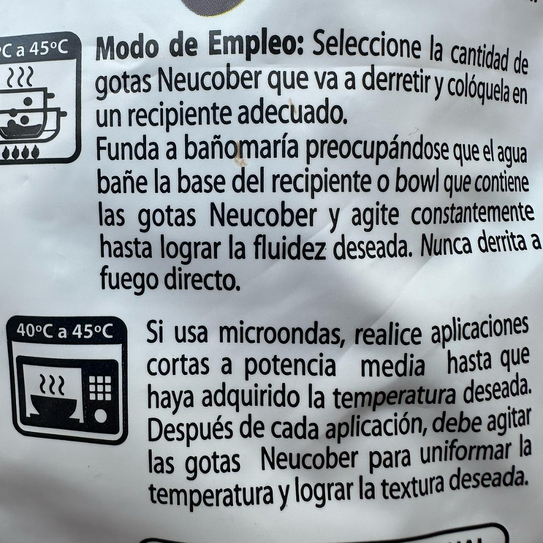 Gotas Chocolate Sucedaneo Bitter 404 Neucober 1kg 4