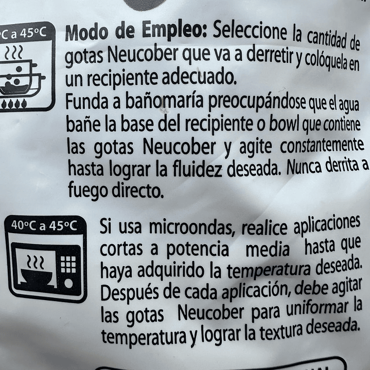 Gotas Chocolate Sucedaneo Bitter 404 Neucober 1kg 4