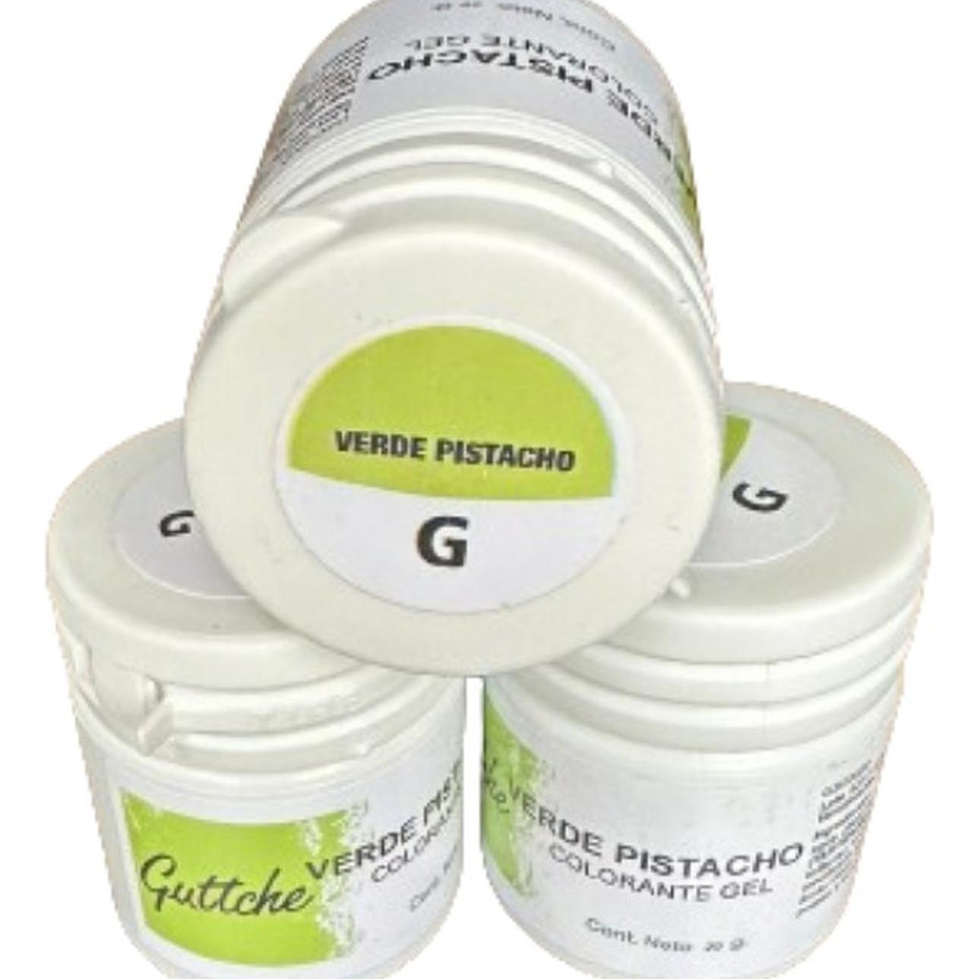 Colorante Gel Verde Pistacho Guttche 20gr 1