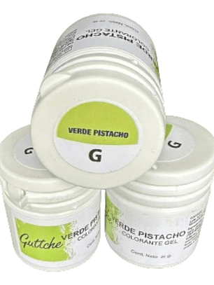 Colorante Gel Verde Pistacho Guttche 20gr